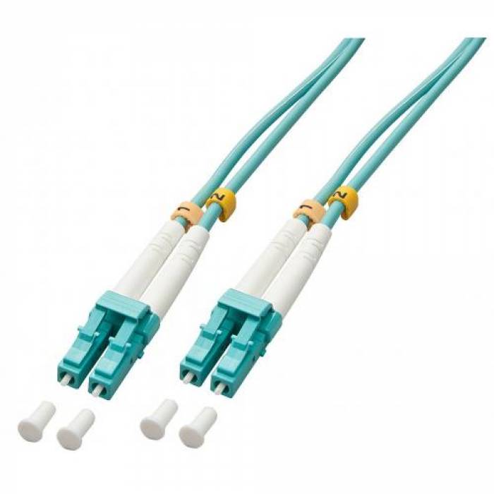 Patchcord Nexans N122.7CLA2, DLC / DLC, 2m, Aqua