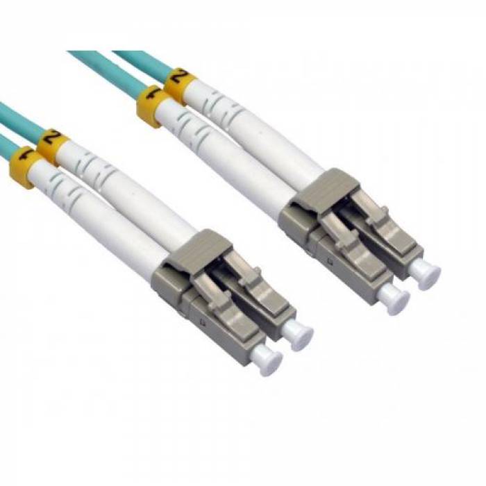 Patchcord Nexans N122.7CLA2, DLC / DLC, 2m, Aqua