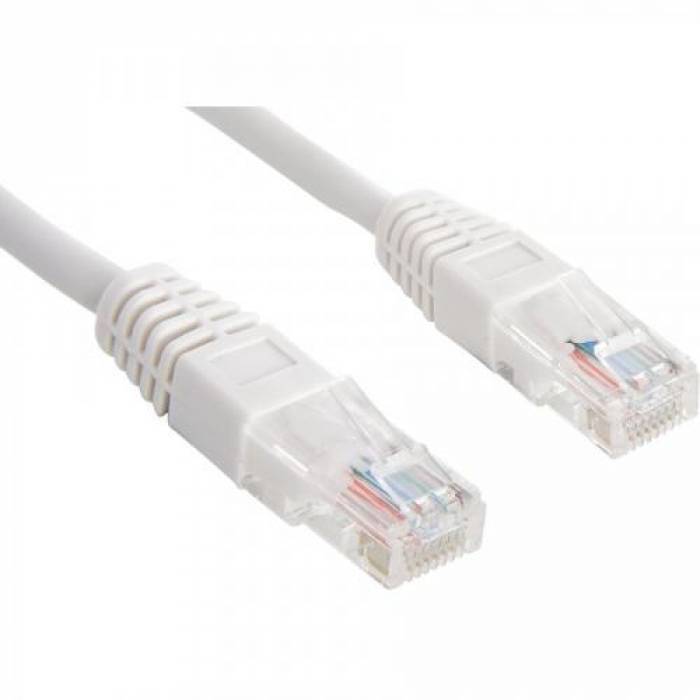 Patchcord Spacer cat.5e, UTP, 0.25m, White