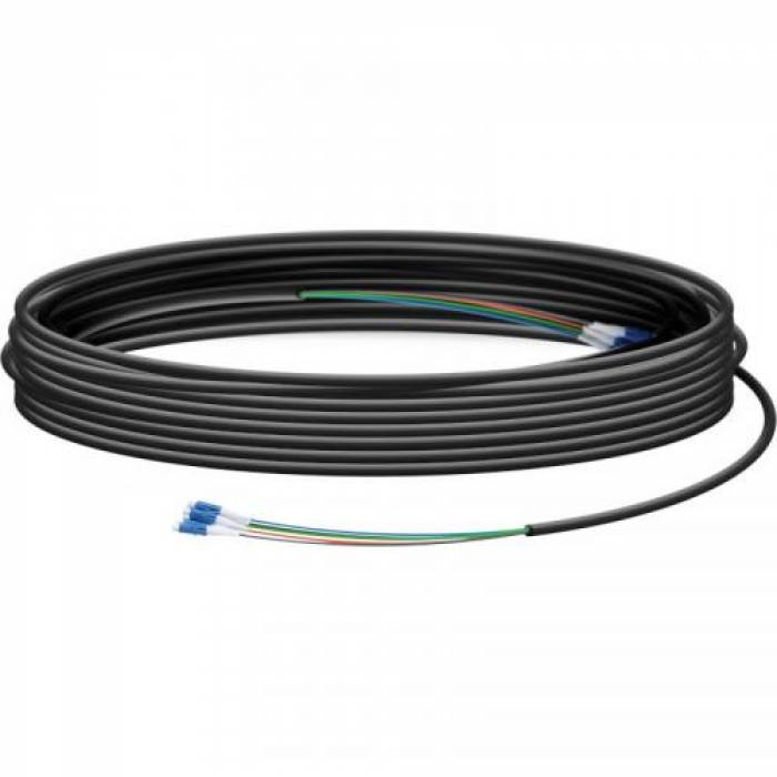 Patchcord Ubiquiti FC-SM-100, LC-LC, 30.48m , Black