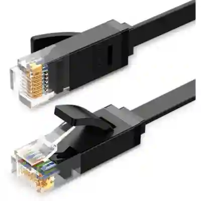 Patchcord Ugreen NW102, Cat6, UTP, 2m, Black