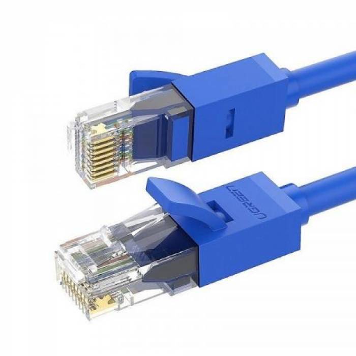 Patchcord Ugreen NW102, Cat6, UTP, 5m, Blue