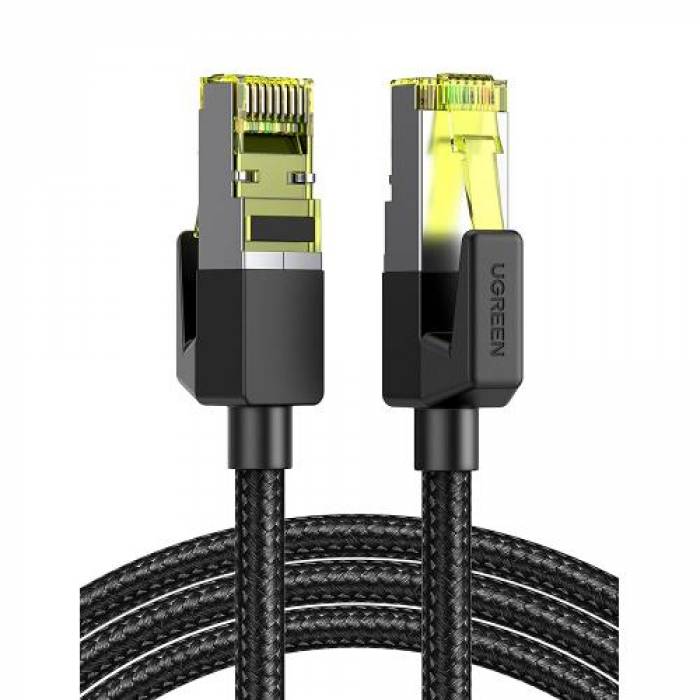 Patchcord Ugreen NW150, Cat7, UTP, 2m, Black