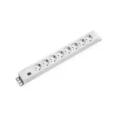 PDU Bachmann 333.001, 8x Schuko, White