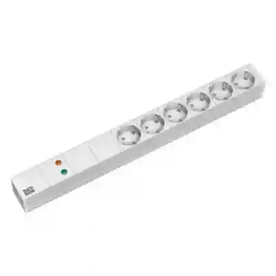 PDU Bachmann 333.402, 6x Schuko, White