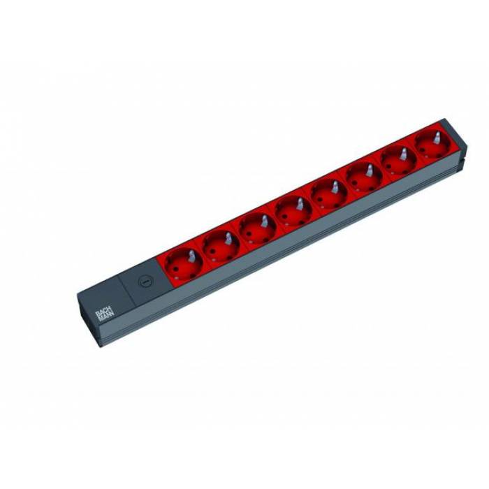 PDU Bachmann 333.538, 8x Schuko, 2m, Black