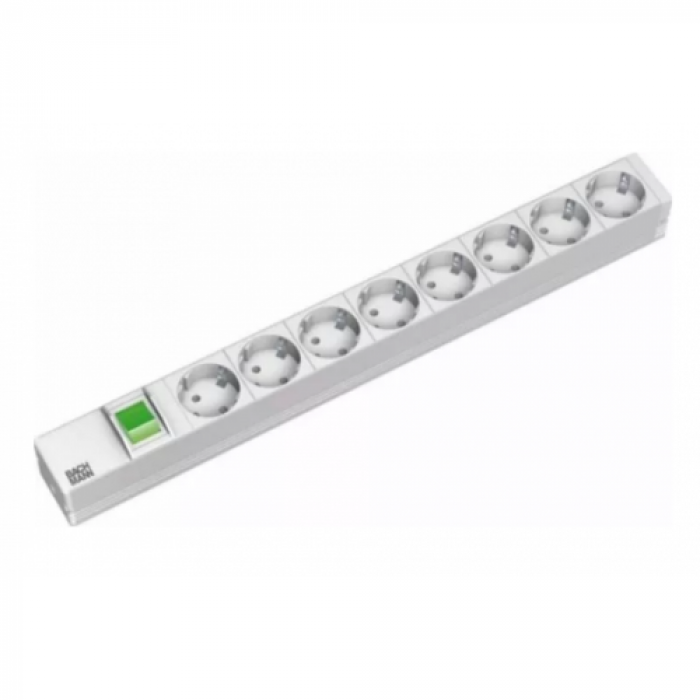 PDU Bachmann BM-333.400, 8x Schuko, White