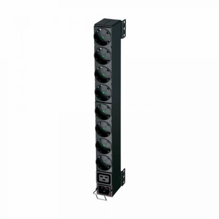 PDU Eaton EFLX8D, 1x C19, 8x Schuko, Black