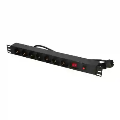 PDU Extralink EX.12967, 7x Schuko, Black