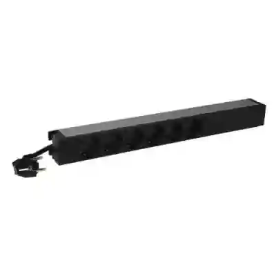 PDU Legrand LN646806, 6x Schuko, Black