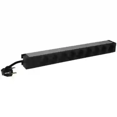 PDU Legrand LN646821, 9x Schuko, Black