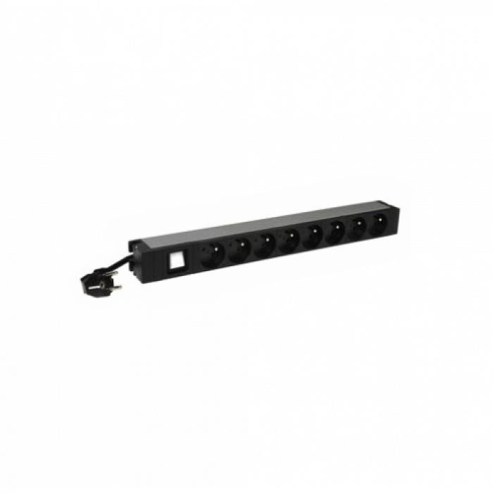 PDU Legrand LN646823, 8X Schuko, Black