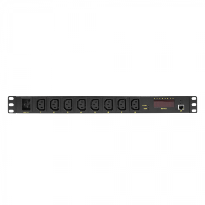 PDU Logilink PDU8P0, 8x C13, Black