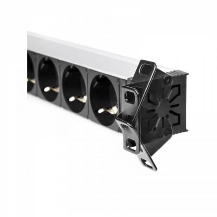 PDU Salicru SPS.4F+6F.PDU SCH+C13/C14, Black