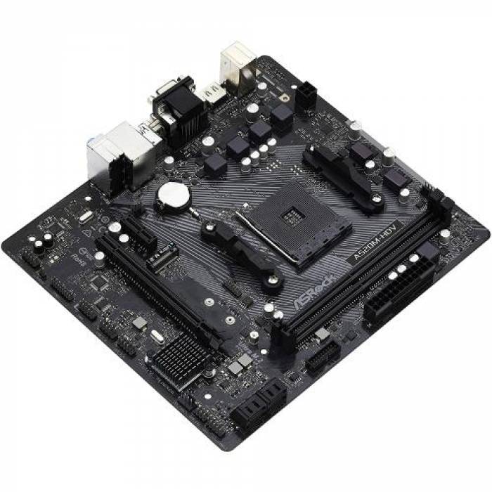 Placa de baza ASRock A520M-HDV, AMD A520, socket AM4, mATX