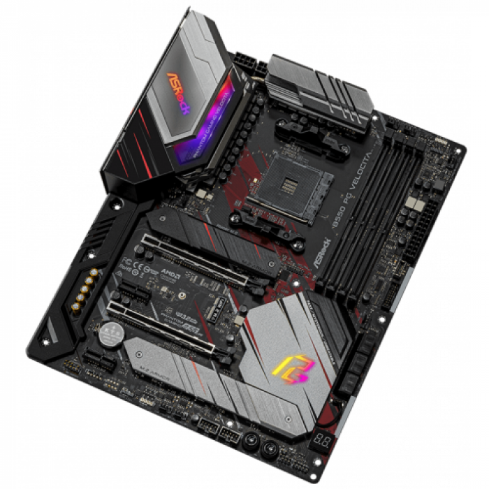 Placa de baza ASRock B550 PG Velocita, AMD B550, Socket AM4, ATX