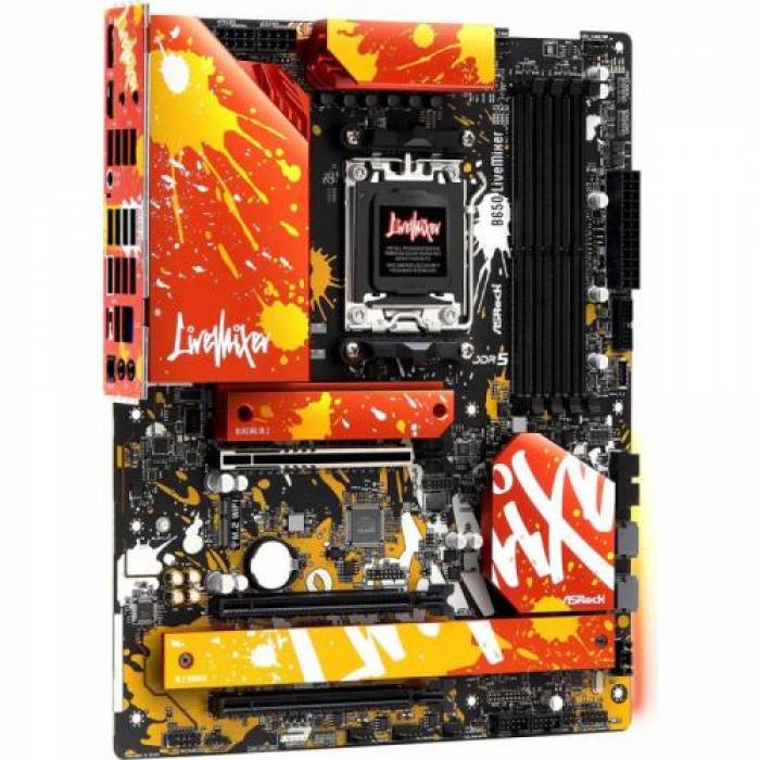 Placa de baza ASRock B650 LiveMixer, AMD B650, Socket AM5, ATX