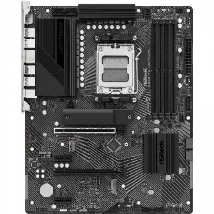 Placa de baza ASRock B650 PG Lightning, AMD B650, Socket AM5, ATX