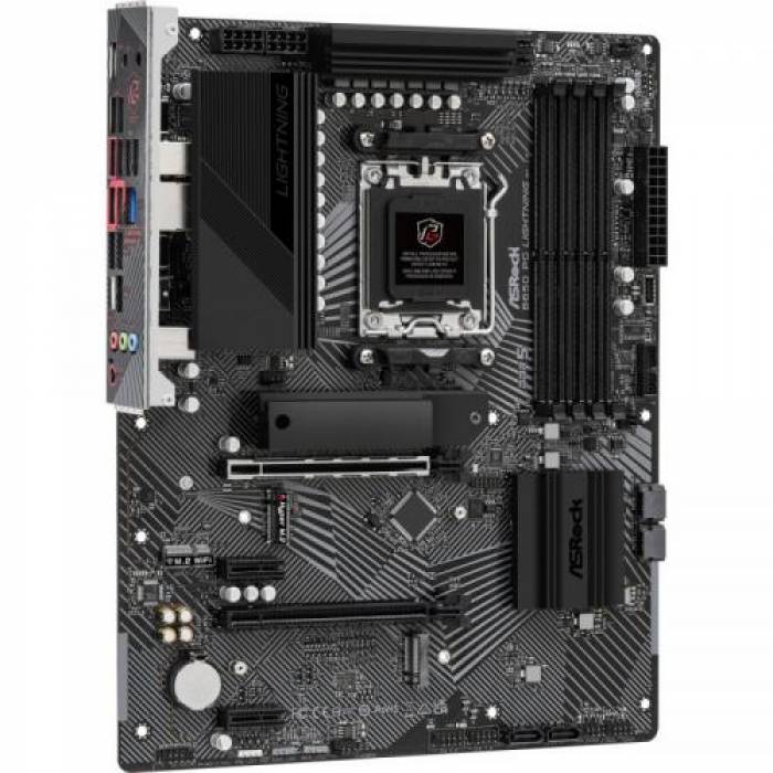 Placa de baza ASRock B650 PG Lightning, AMD B650, Socket AM5, ATX