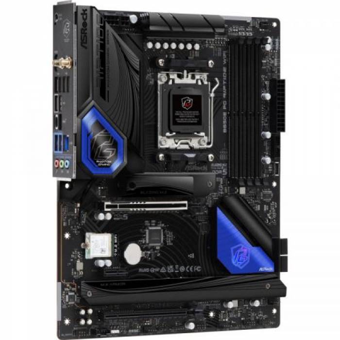 Placa de baza ASRock B650E PG RIPTIDE WIFI, AMD B650E, Socket AM5, ATX