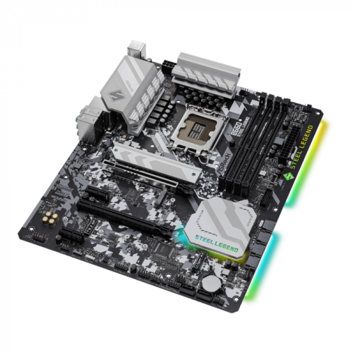 Placa de baza ASRocK B660 STEEL LEGEND, Intel B660, Socket 1700, ATX