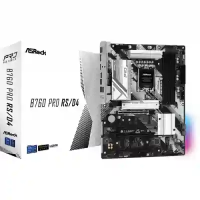 Placa de baza ASRock B760 Pro RS/D4, Intel B760, Socket 1700, ATX