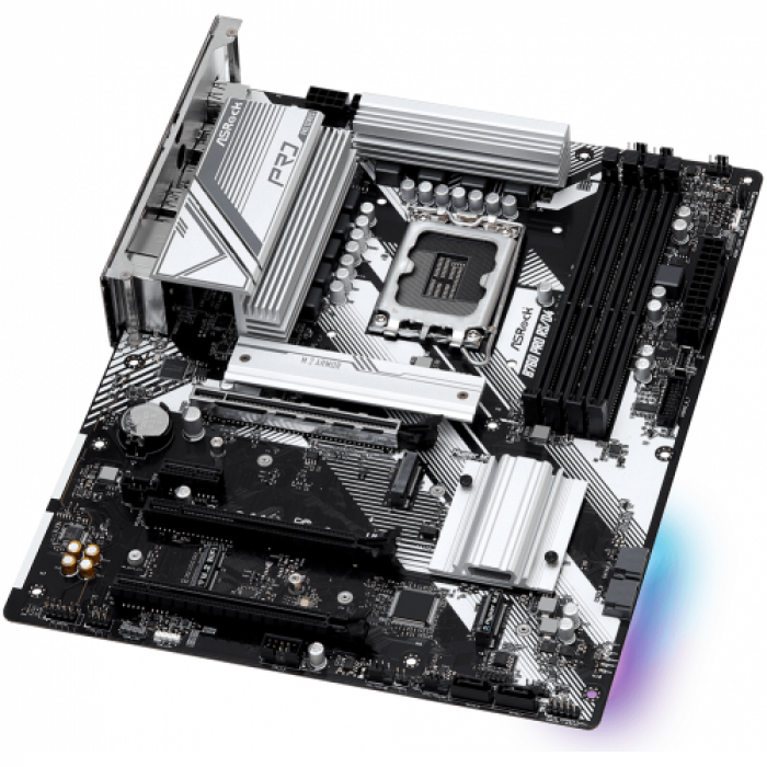 Placa de baza ASRock B760 Pro RS/D4, Intel B760, Socket 1700, ATX