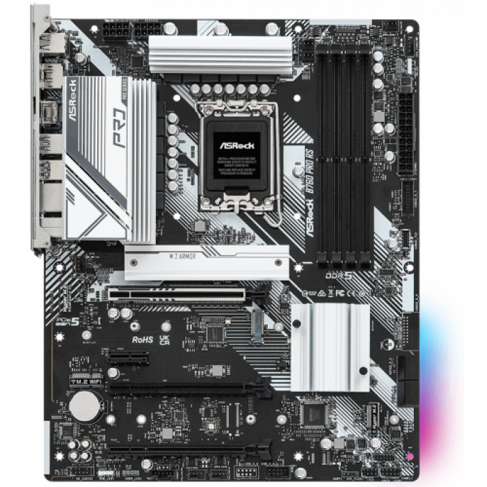 Placa de baza ASRock B760 Pro RS, Intel B760, Socket 1700, ATX