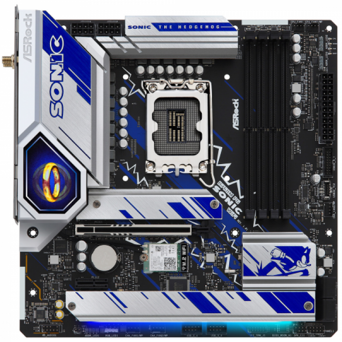 Placa de baza ASRock B760M PG Sonic WiFi, Intel B760, Socket 1700, mATX