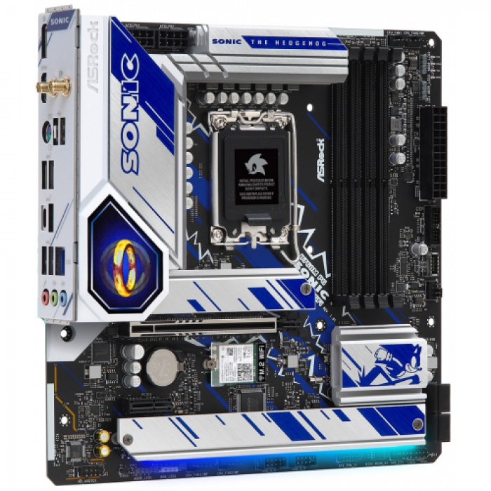 Placa de baza ASRock B760M PG Sonic WiFi, Intel B760, Socket 1700, mATX