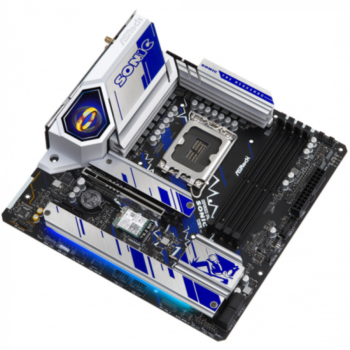 Placa de baza ASRock B760M PG Sonic WiFi, Intel B760, Socket 1700, mATX