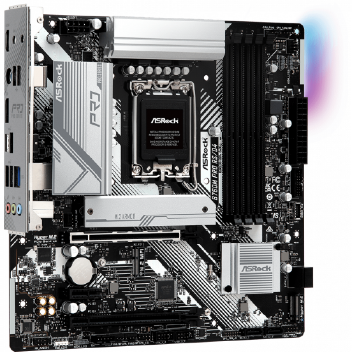 Placa de baza ASRock B760M Pro RS/D4, Intel B760, Socket 1700, mATX