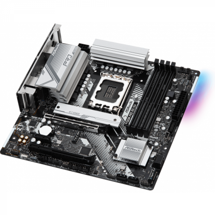 Placa de baza ASRock B760M Pro RS/D4, Intel B760, Socket 1700, mATX