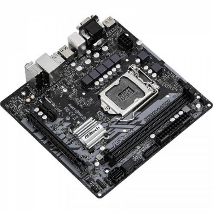 Placa de baza ASRock H510M-HDV R2.0, Intel H510, Socket 1200, mATX