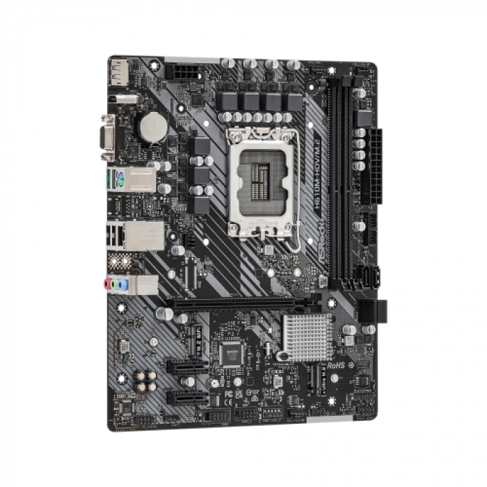 Placa de baza ASRocK H610M-HDV/M.2, Intel H610, Socket 1700, mATX