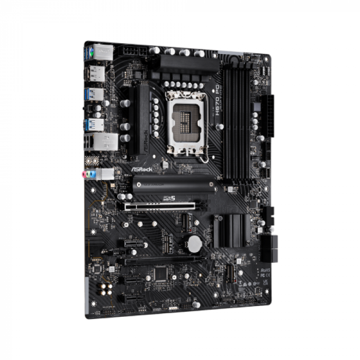 Placa de baza ASRocK H670 PG RIPTIDE, Intel H670, Socket 1700, ATX