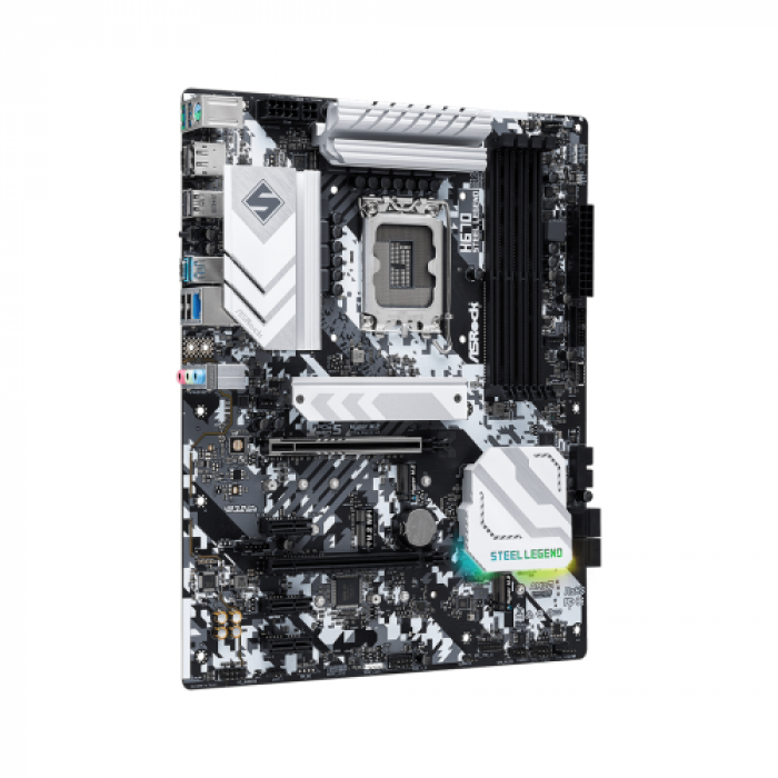 Placa de baza ASRocK H670 STEEL LEGEND, Intel H670, Socket 1700, ATX