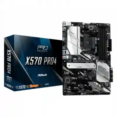 Placa de baza ASRock X570 PRO4, AMD X570, Socket AM4, ATX