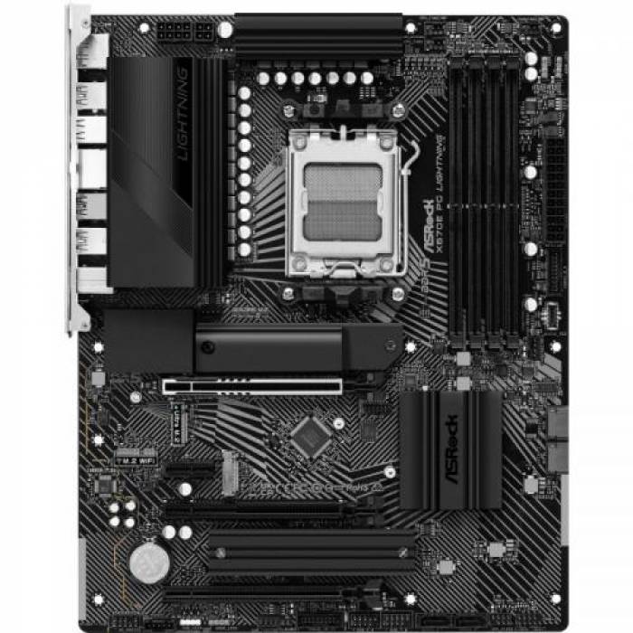 Placa de baza ASRock X670E PG LIGHTNING, AMD X670E, Socket AM5, ATX