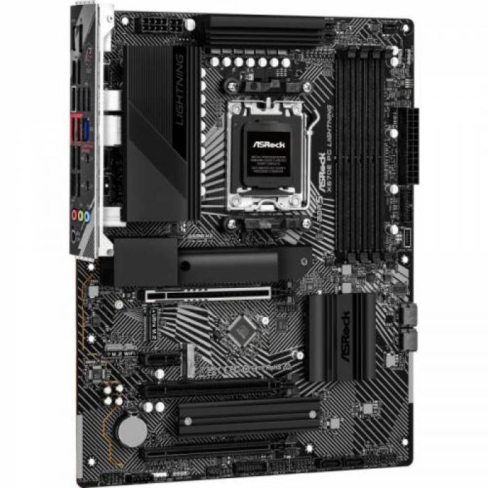 Placa de baza ASRock X670E PG LIGHTNING, AMD X670E, Socket AM5, ATX