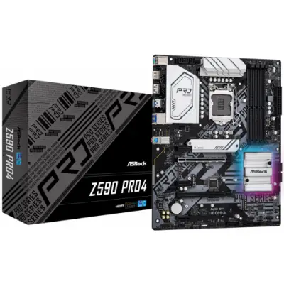 Placa de baza ASRock Z590 Pro4, Intel Z590, socket 1200, ATX