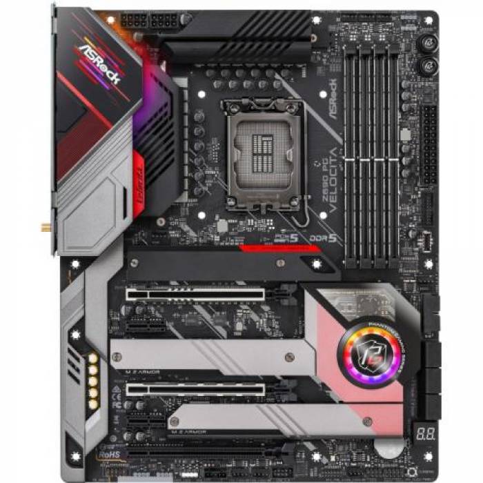 Placa de baza ASRocK Z690 PG VELOCITA, Intel Z690, Socket 1700, ATX