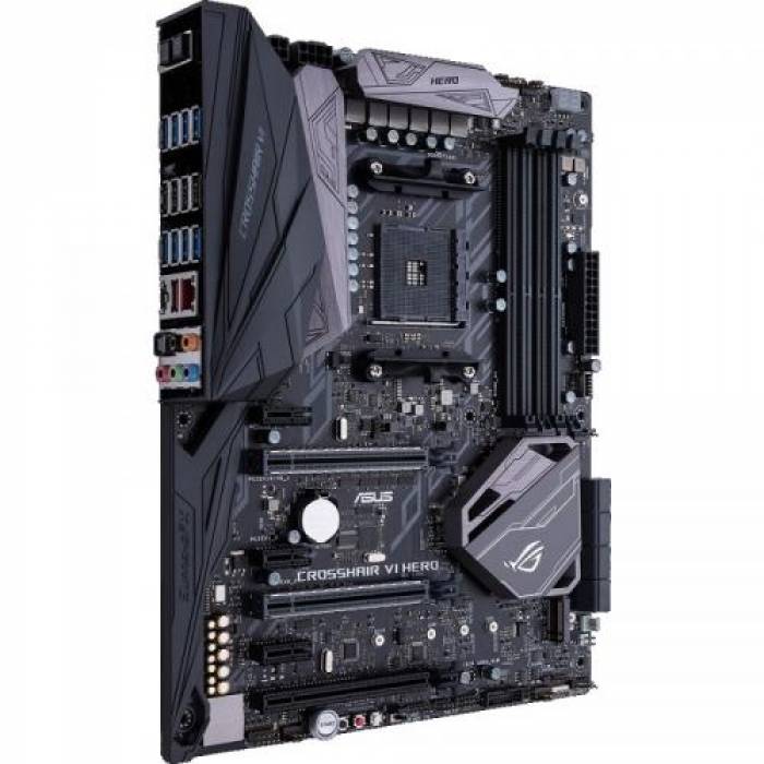 Placa de baza Asus CROSSHAIR VI HERO, AMD X370, socket AM4, ATX