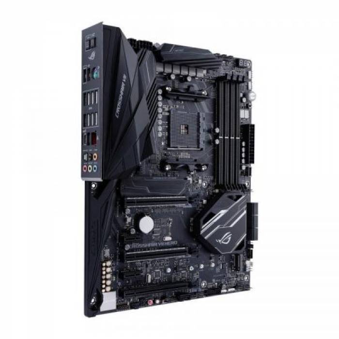 Placa de baza ASUS CROSSHAIR VII HERO, AMD X470, Socket AM4, ATX