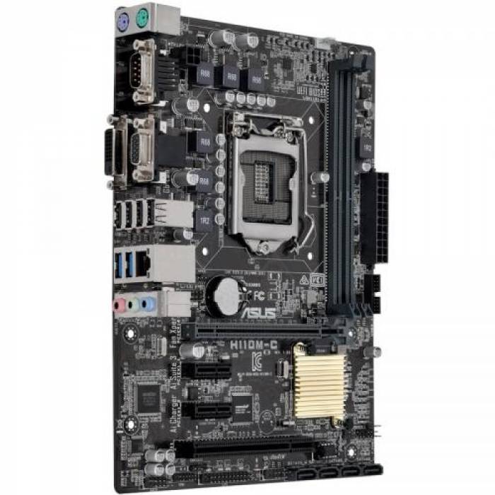 Placa de baza Asus H110M-C/CSM, Intel H110, socket 1151, mATX