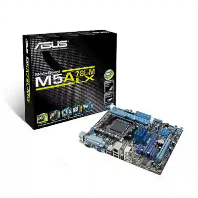 Placa de baza Asus M5A78L-M LX3, AMD 760G (780L)/SB710, socket AM3+, mATX