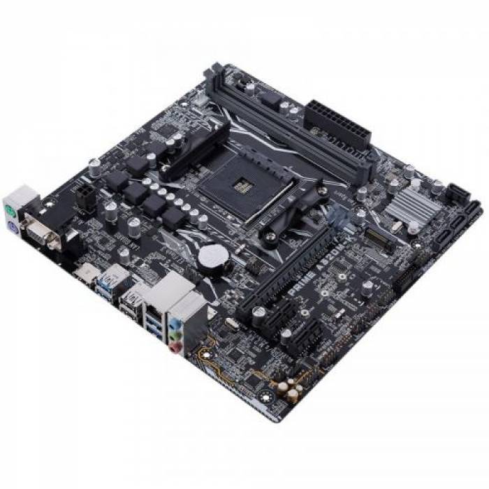 Placa de baza ASUS PRIME A320M-K/CSM, AMD A320, Socket AM4, mATX