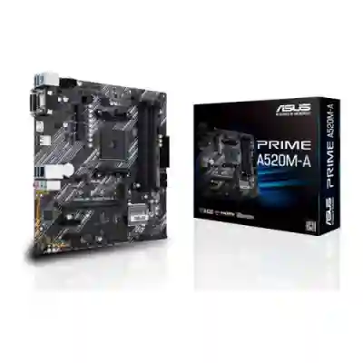Placa de baza ASUS PRIME A520M-A, AMD A520, socket AM4, mATX