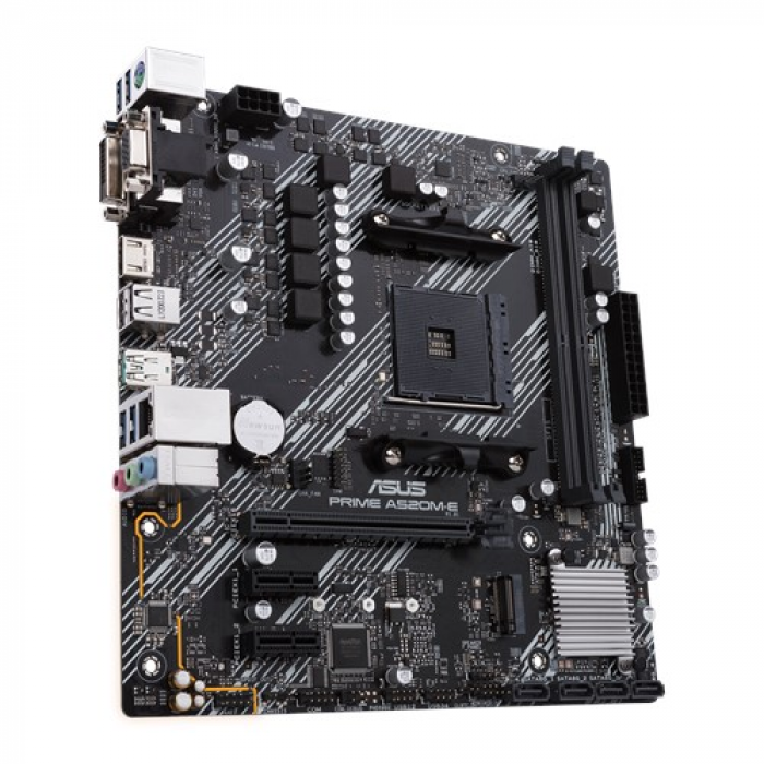 Placa de baza ASUS PRIME A520M-E, AMD A520, Socket AM4, mATX