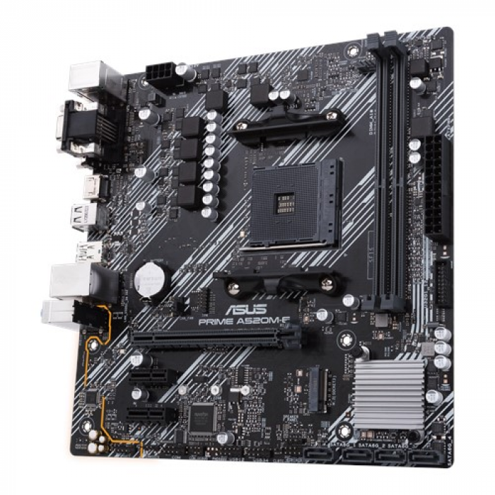 Placa de baza ASUS PRIME A520M-E, AMD A520, Socket AM4, mATX